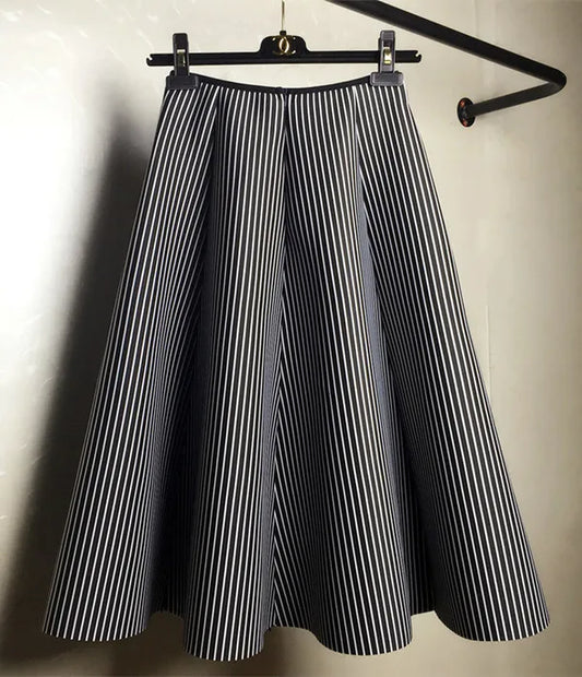 2022 Spring New Winter Women Skirts Stripe Women Fashion Skirts
